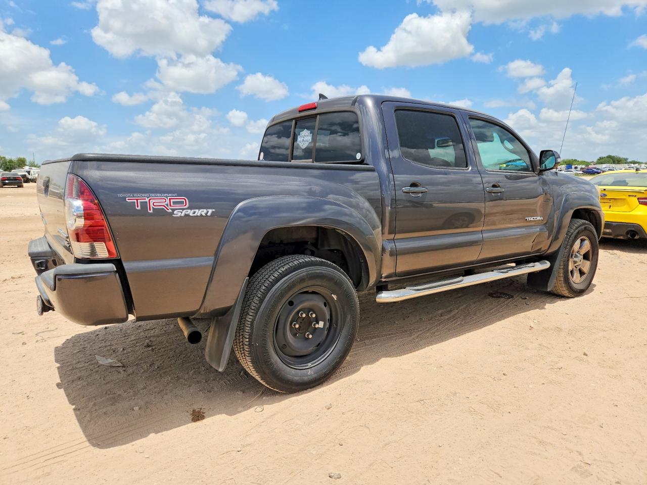 2012 Toyota Tacoma Double Cab Prerunner Gray vin: 5TFJU4GN1CX028385