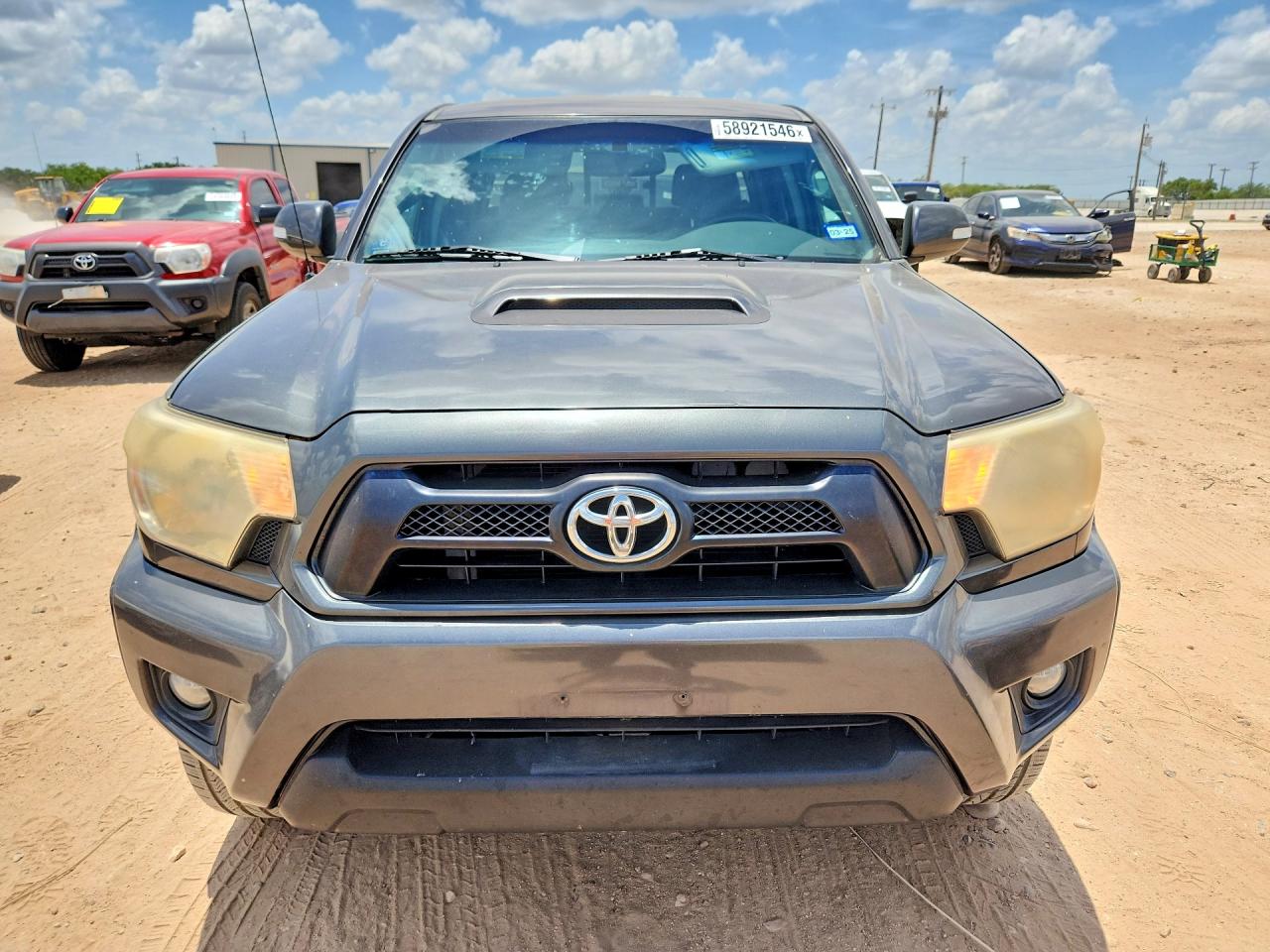 2012 Toyota Tacoma Double Cab Prerunner Gray vin: 5TFJU4GN1CX028385