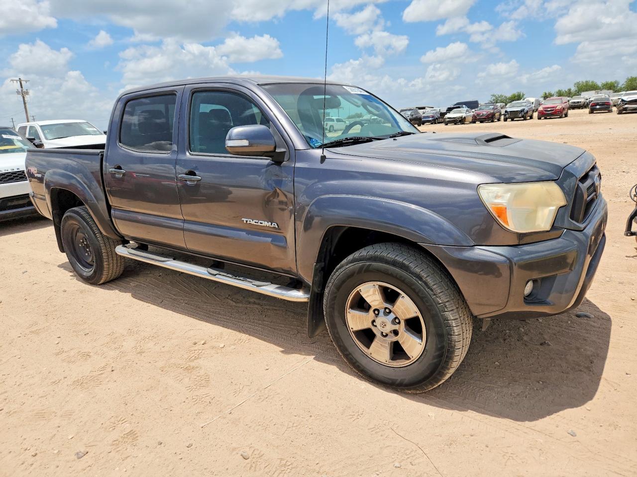 2012 Toyota Tacoma Double Cab Prerunner Gray vin: 5TFJU4GN1CX028385