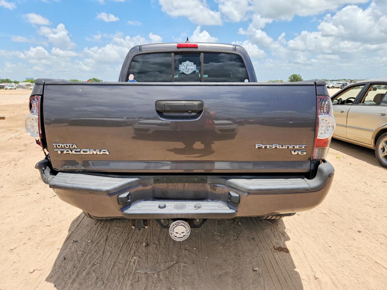2012 Toyota Tacoma Double Cab Prerunner Gray vin: 5TFJU4GN1CX028385