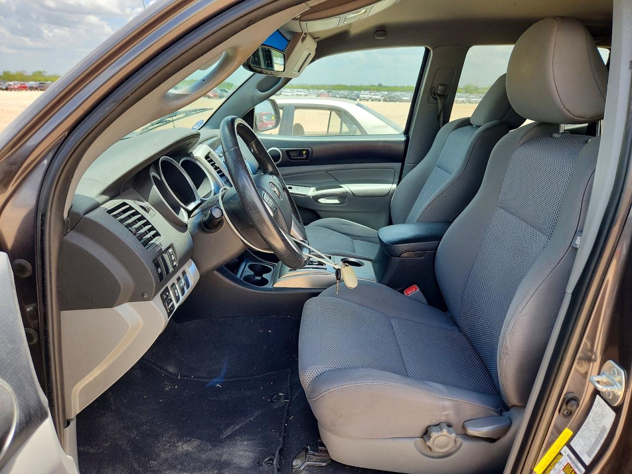 2012 Toyota Tacoma Double Cab Prerunner Gray vin: 5TFJU4GN1CX028385