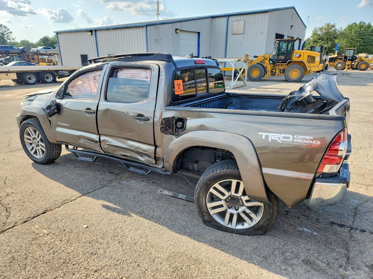 2013 Toyota Tacoma Double Cab Prerunner Gray vin: 5TFJU4GN1DX035970