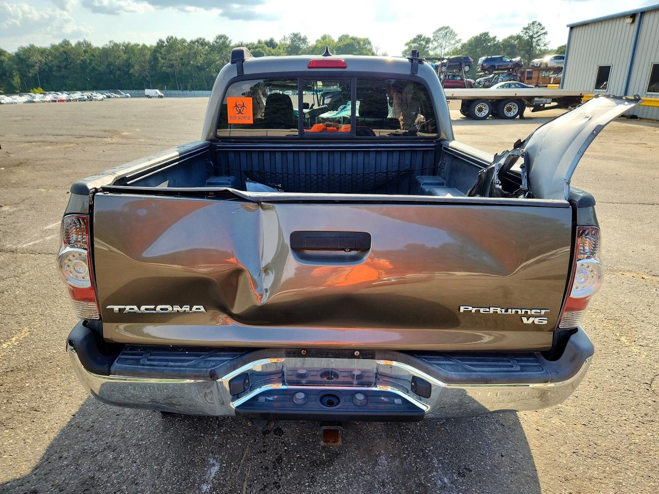 2013 Toyota Tacoma Double Cab Prerunner Gray vin: 5TFJU4GN1DX035970
