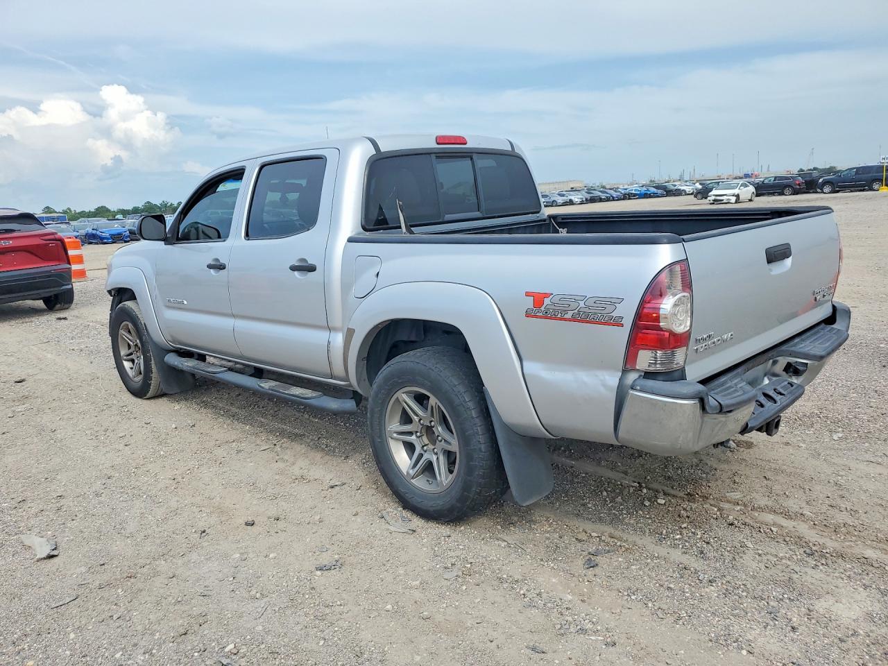 2013 Toyota Tacoma Double Cab Prerunner Gray vin: 5TFJU4GN1DX043406