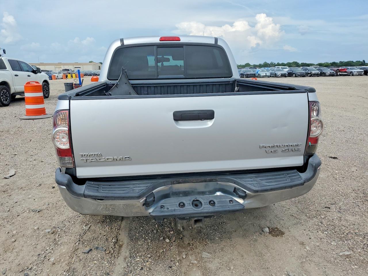 2013 Toyota Tacoma Double Cab Prerunner Gray vin: 5TFJU4GN1DX043406