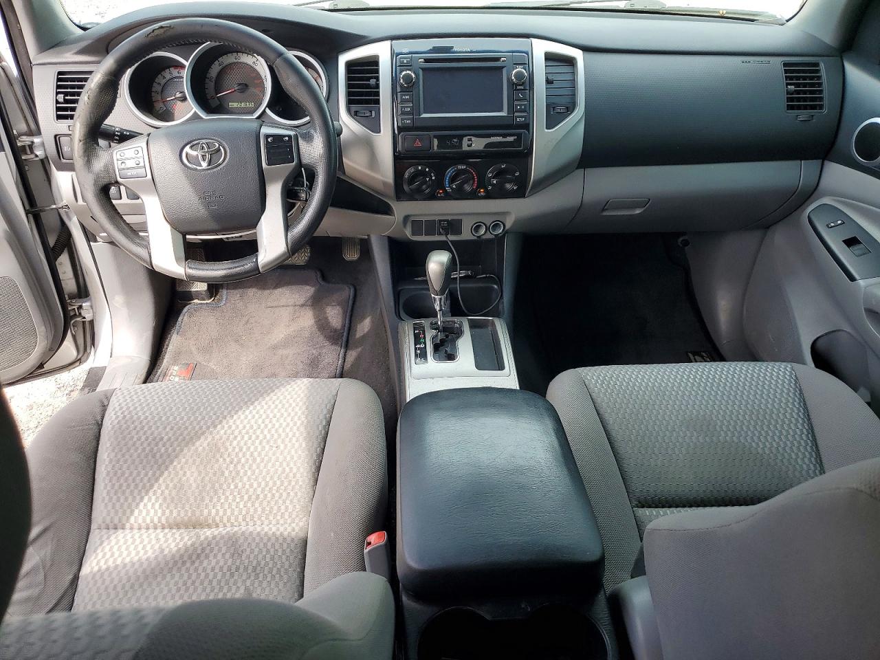 2013 Toyota Tacoma Double Cab Prerunner Gray vin: 5TFJU4GN1DX043406