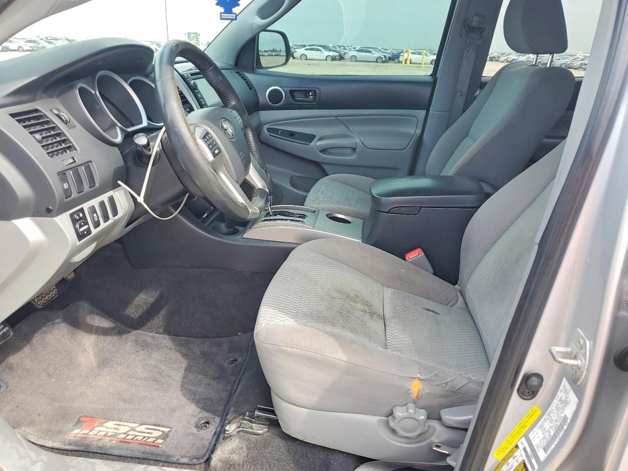 2013 Toyota Tacoma Double Cab Prerunner Gray vin: 5TFJU4GN1DX043406
