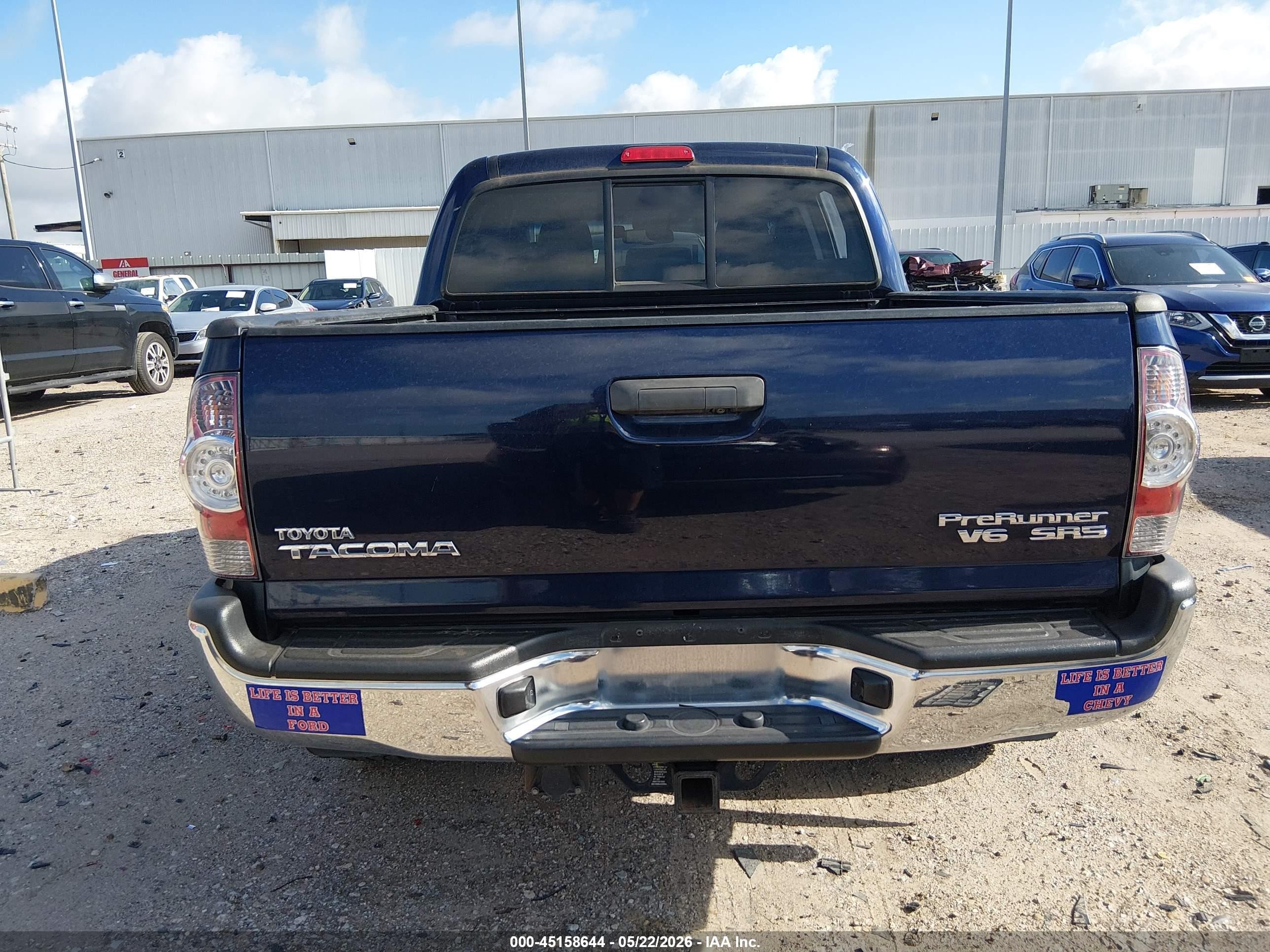 2013 Toyota Tacoma Prerunner V6 Синий vin: 5TFJU4GN1DX046337