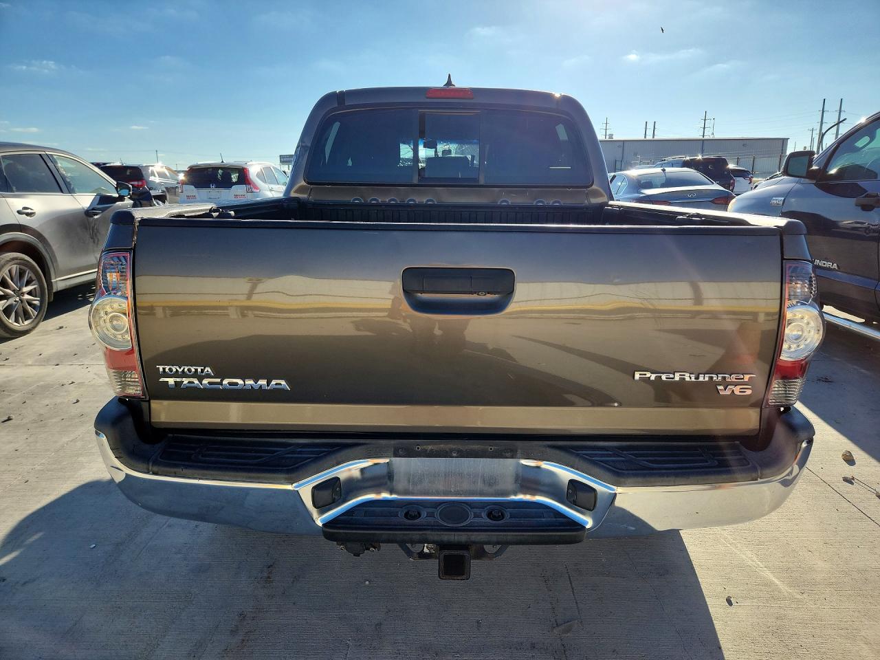 2013 Toyota Tacoma Double Cab Prerunner Brown vin: 5TFJU4GN1DX047925