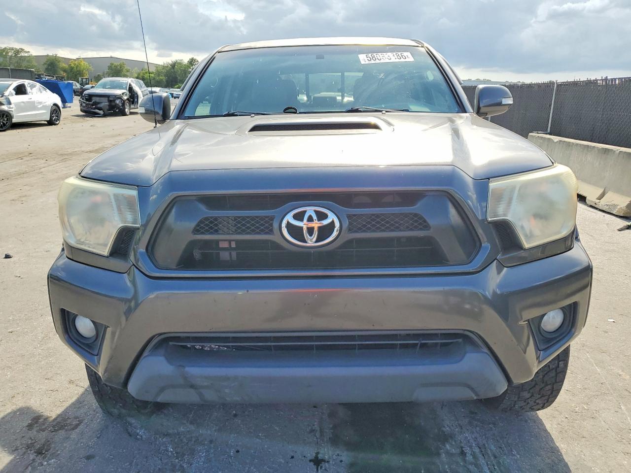 2014 Toyota Tacoma Gray vin: 5TFJU4GN1EX056691