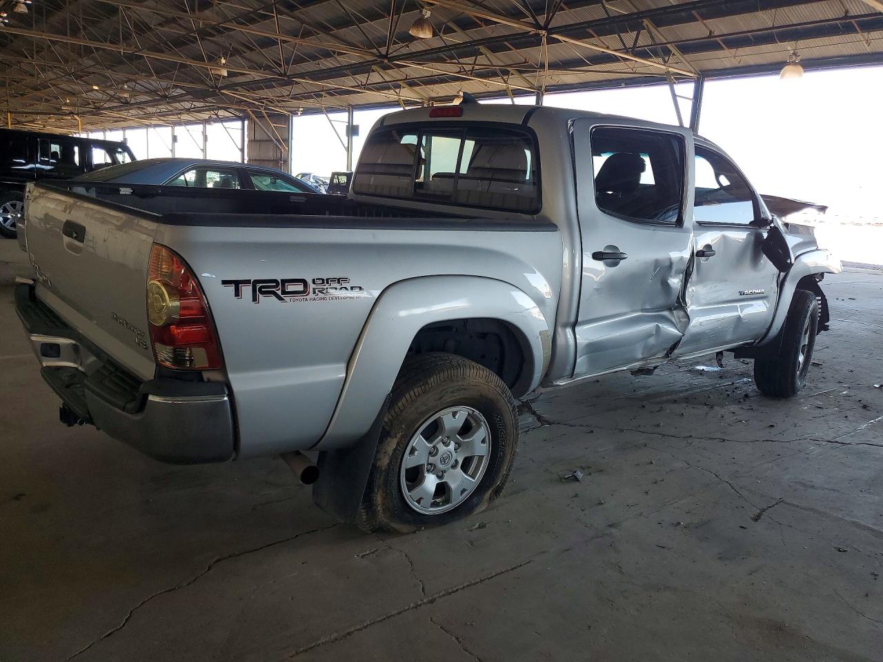 2012 Toyota Tacoma Double Cab Prerunner Silver vin: 5TFJU4GN2CX021753