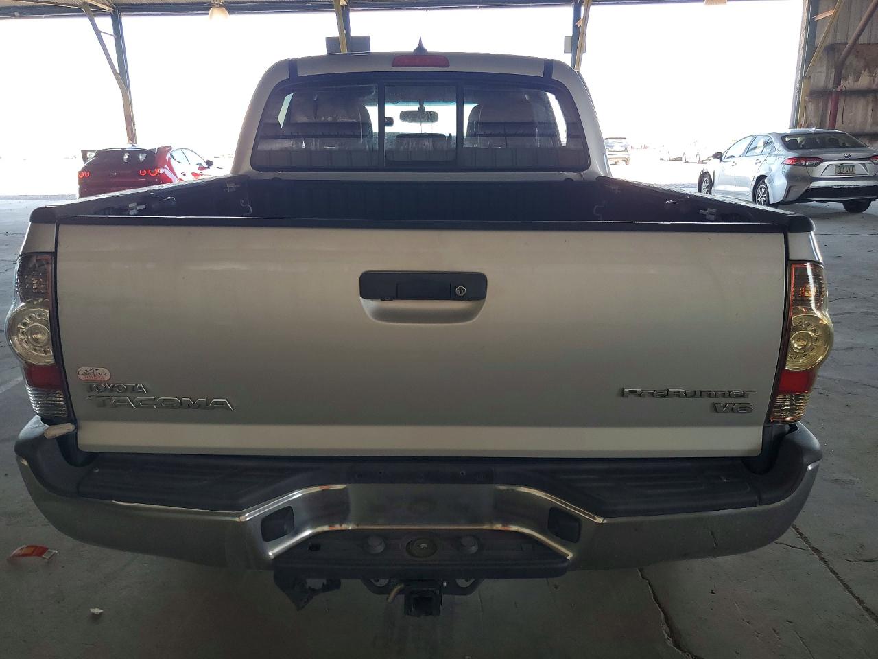 2012 Toyota Tacoma Double Cab Prerunner Silver vin: 5TFJU4GN2CX021753