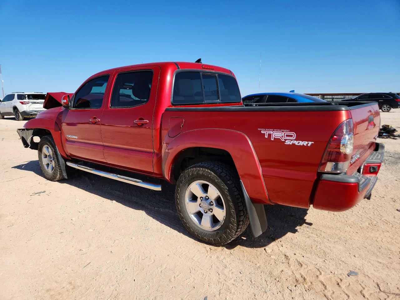 2012 Toyota Tacoma Double Cab Prerunner Красный vin: 5TFJU4GN2CX026113