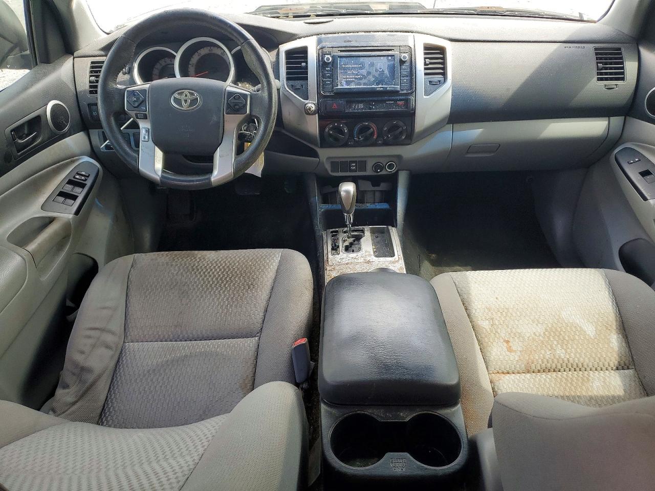 2014 Toyota Tacoma Double Cab Prerunner Silver vin: 5TFJU4GN2EX063018
