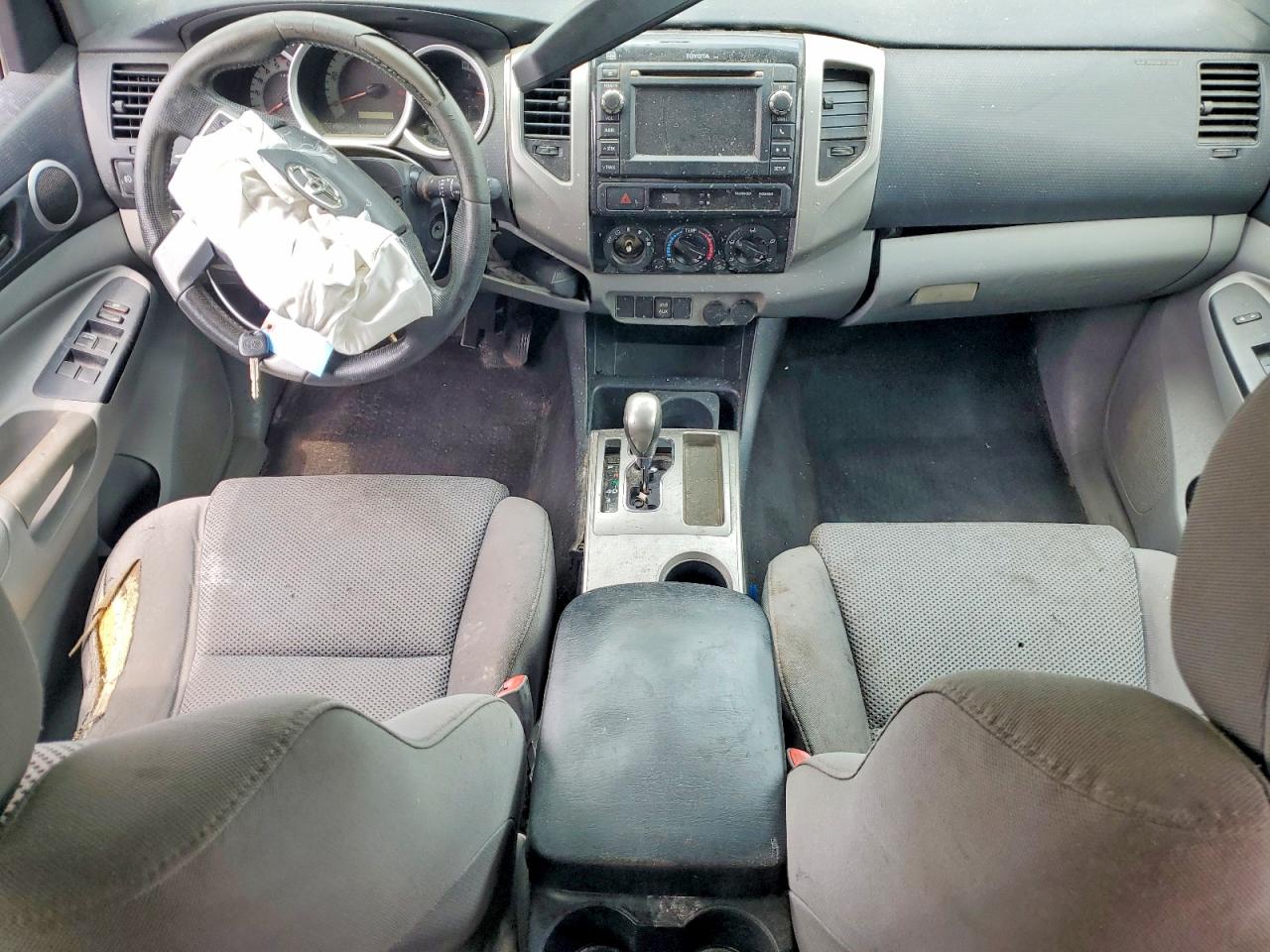 2013 Toyota Tacoma Double Cab Prerunner Green vin: 5TFJU4GN3DX034495