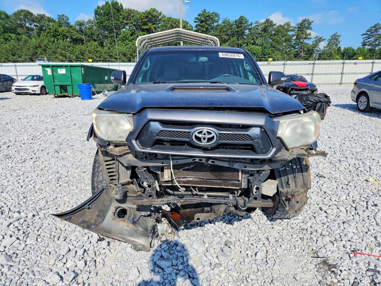 2013 Toyota Tacoma Double Cab Prerunner Угольный vin: 5TFJU4GN3DX045142