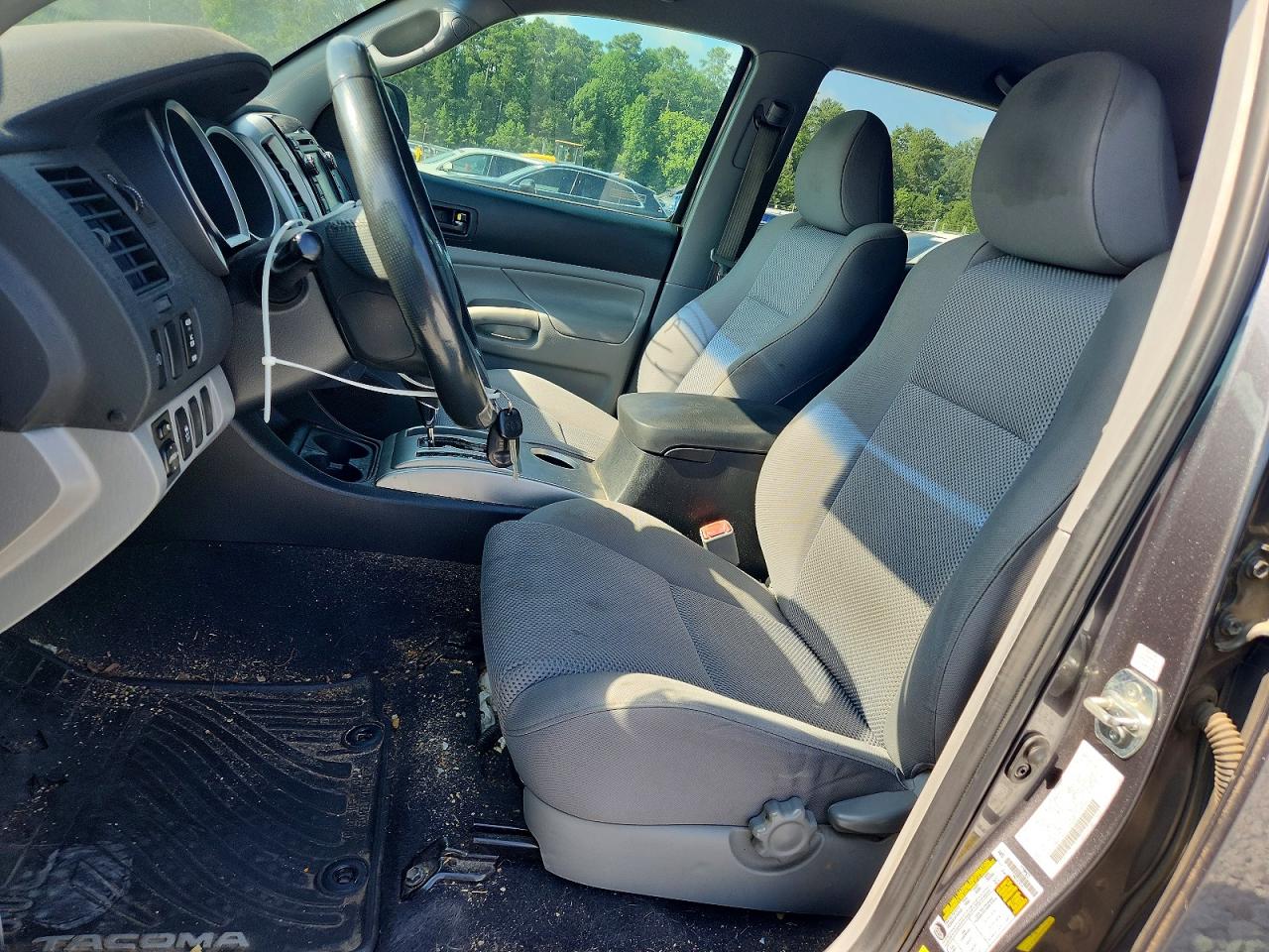 2013 Toyota Tacoma Double Cab Prerunner Угольный vin: 5TFJU4GN3DX045142