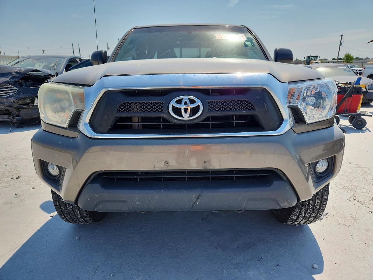 2015 Toyota Tacoma Double Cab Prerunner Gray vin: 5TFJU4GN3FX076121