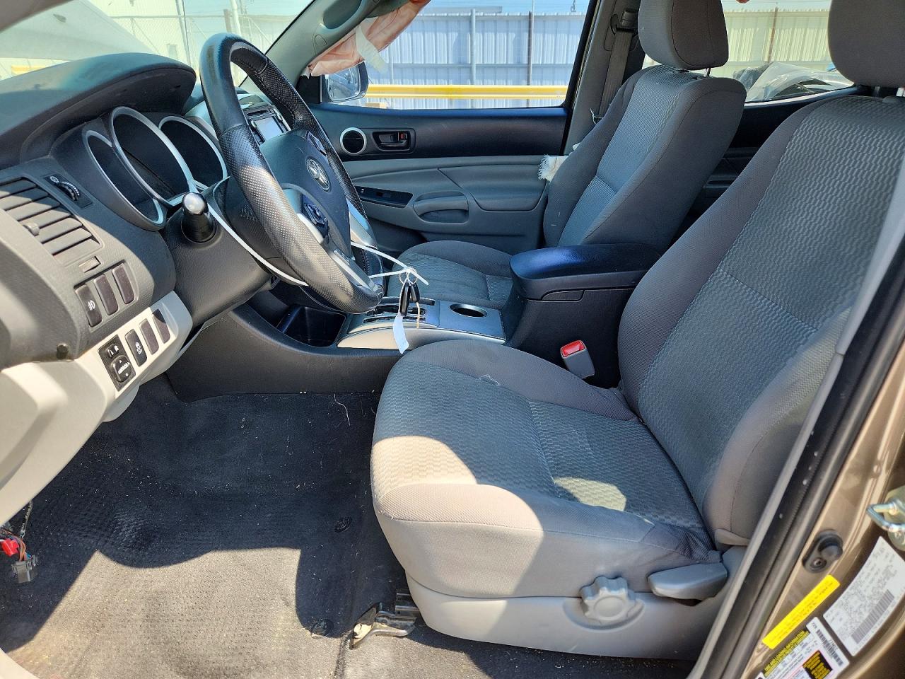 2015 Toyota Tacoma Double Cab Prerunner Gray vin: 5TFJU4GN3FX076121