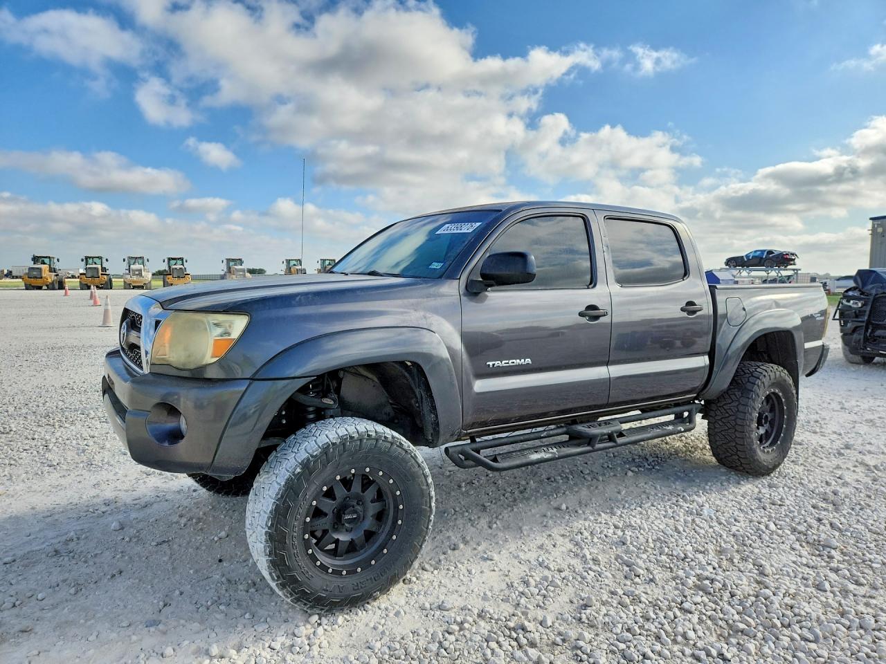 2011 Toyota Tacoma Double Cab Prerunner Gray vin: 5TFJU4GN4BX001986