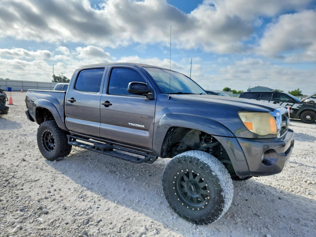 2011 Toyota Tacoma Double Cab Prerunner Gray vin: 5TFJU4GN4BX001986