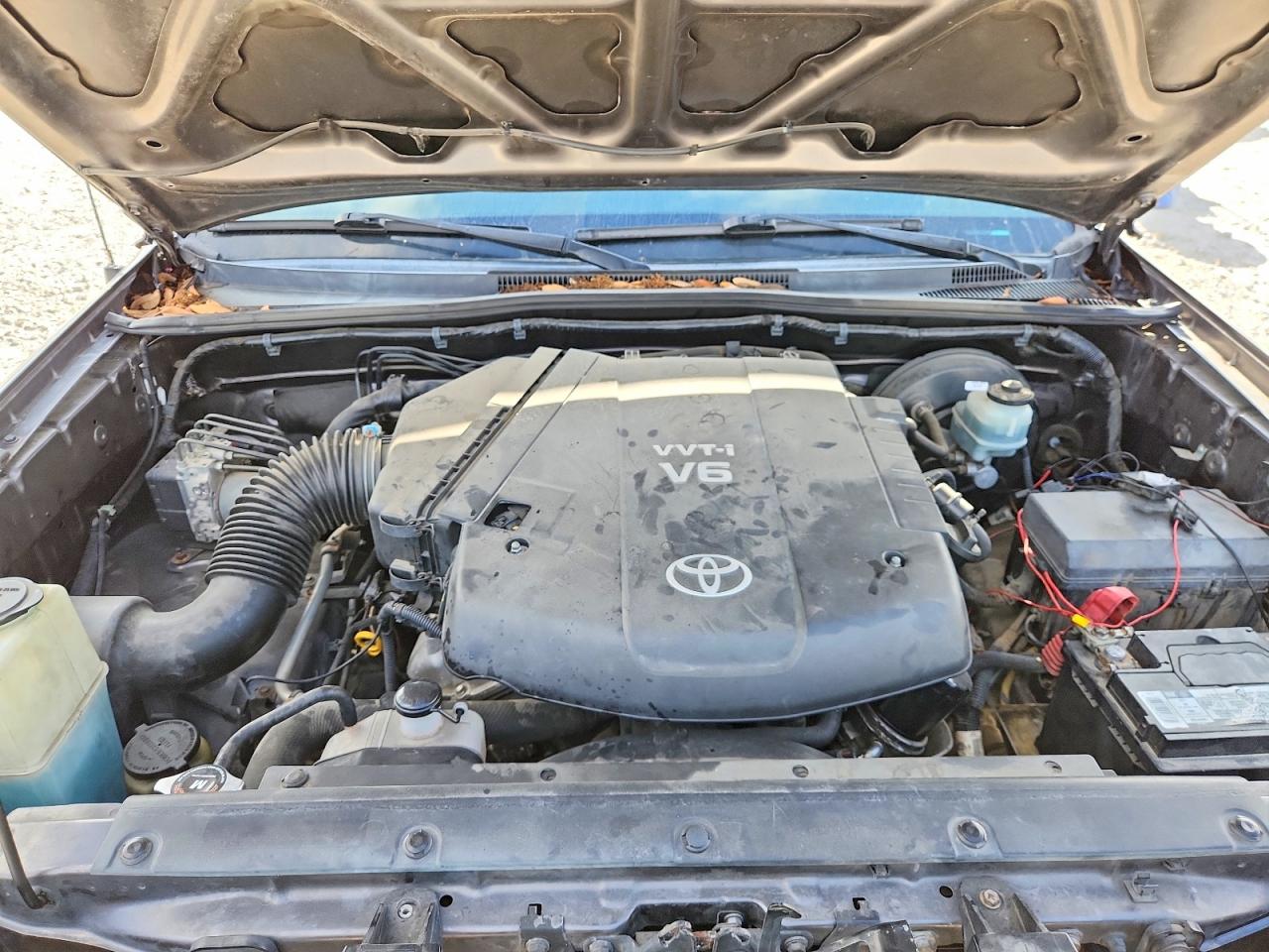 2011 Toyota Tacoma Double Cab Prerunner Gray vin: 5TFJU4GN4BX001986