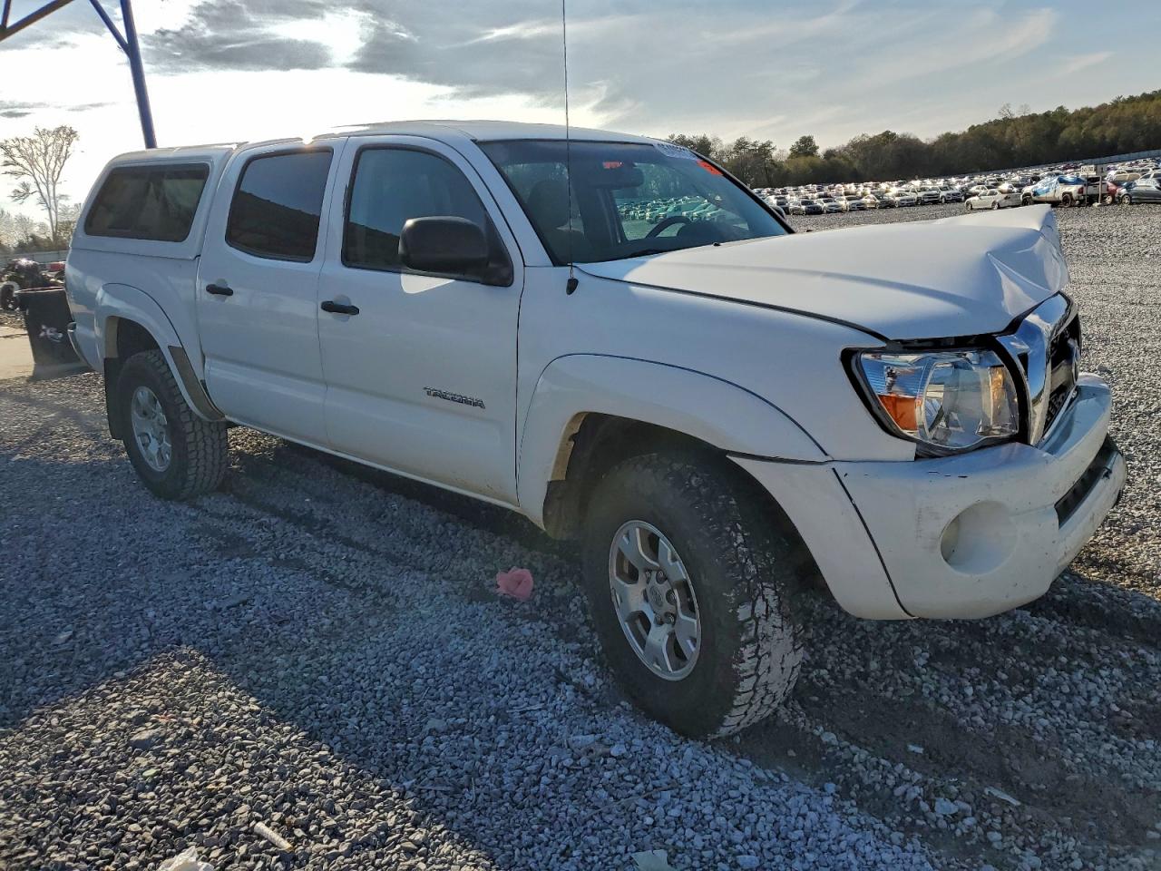 2011 Toyota Tacoma Double Cab Prerunner White vin: 5TFJU4GN4BX004967