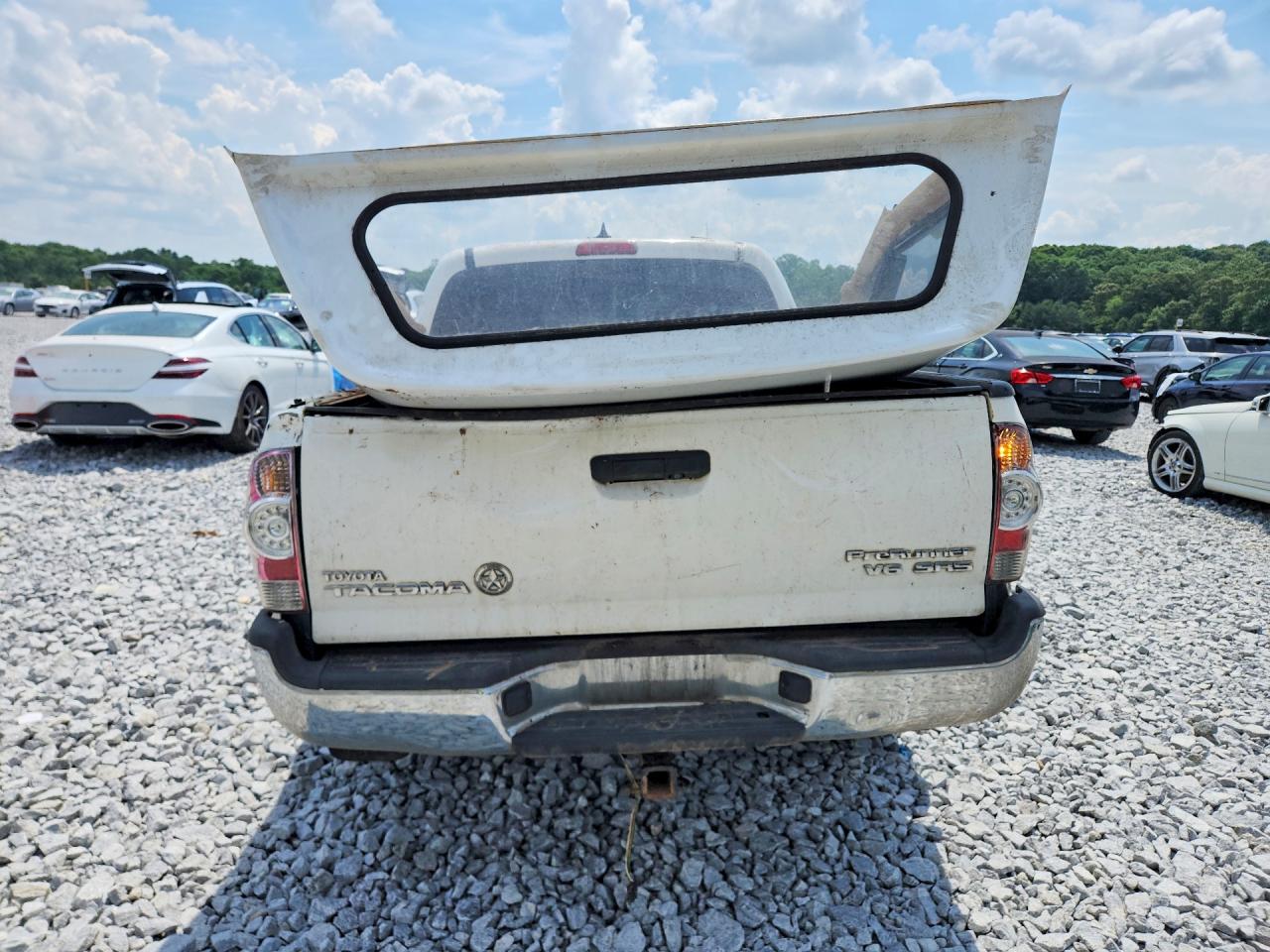 2013 Toyota Tacoma Double Cab Prerunner White vin: 5TFJU4GN4DX030567