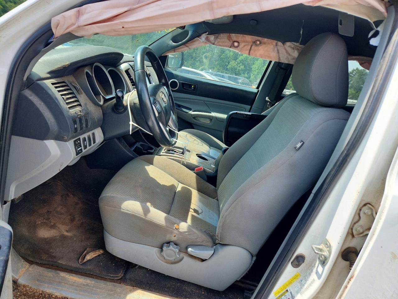 2013 Toyota Tacoma Double Cab Prerunner White vin: 5TFJU4GN4DX030567