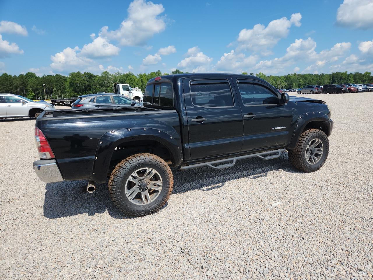 2013 Toyota Tacoma Double Cab Prerunner Black vin: 5TFJU4GN4DX047272