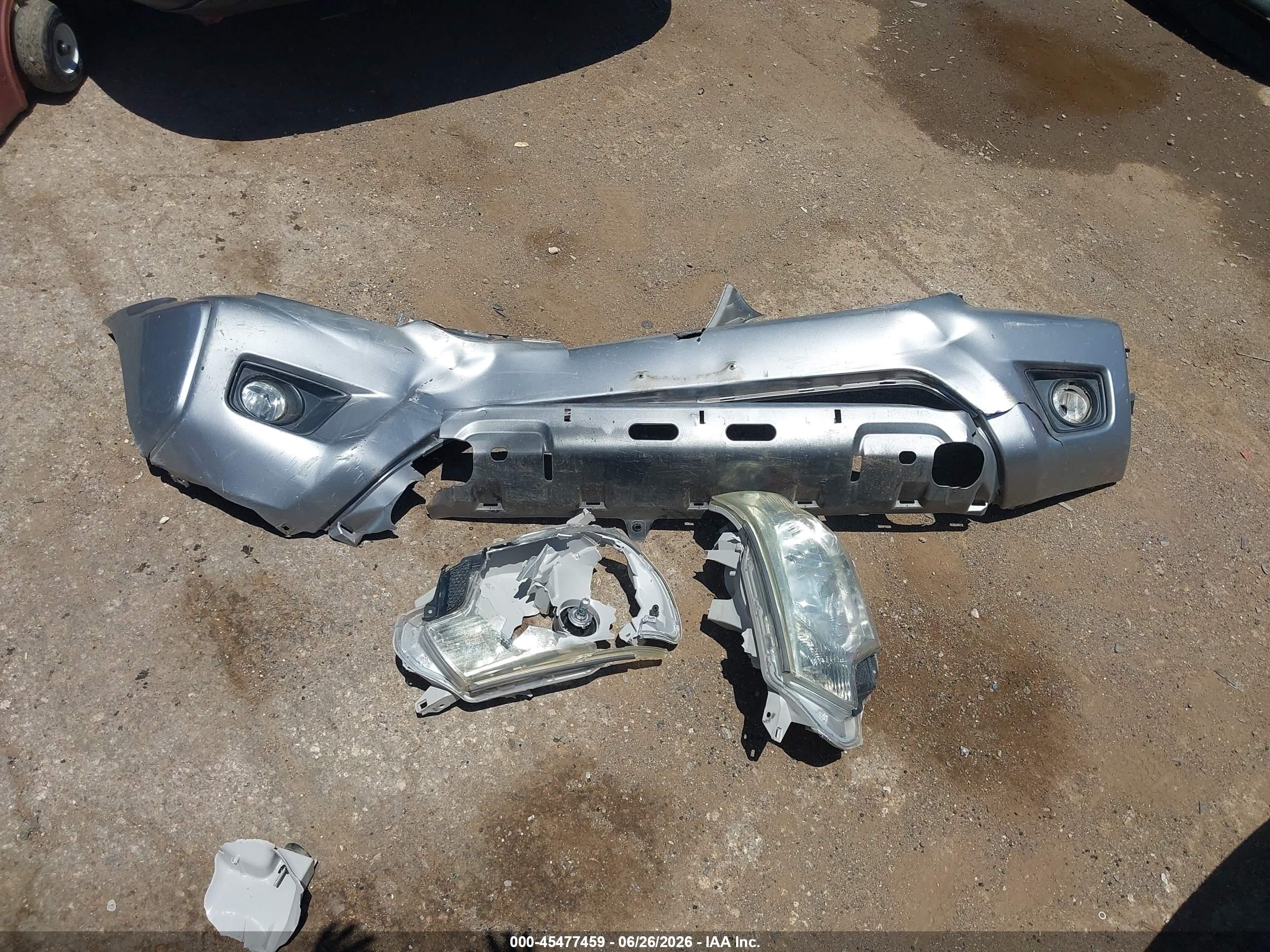 2015 Toyota Tacoma Prerunner V6 Silver vin: 5TFJU4GN4FX064866