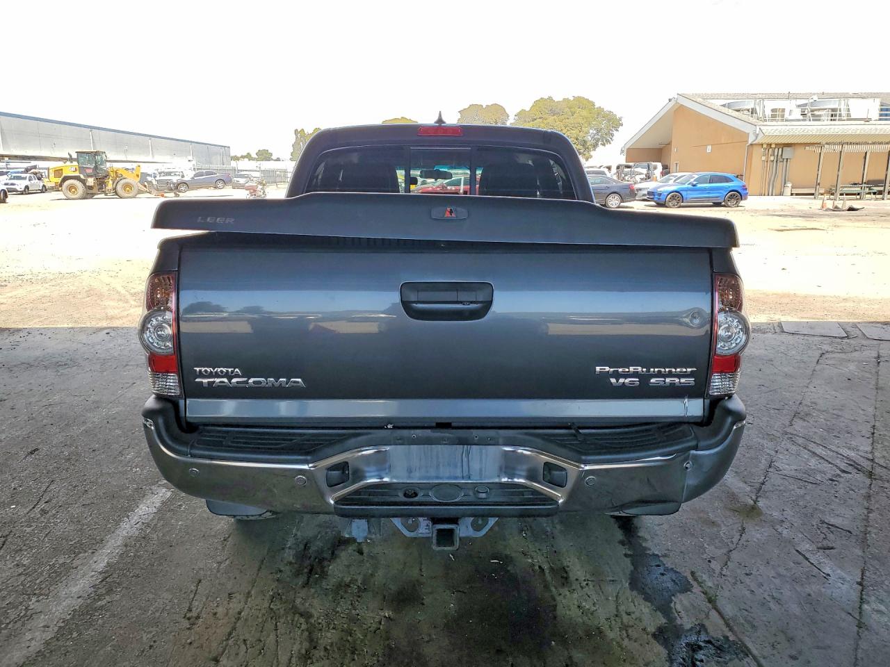 2015 Toyota Tacoma Double Cab Prerunner Gray vin: 5TFJU4GN4FX069825