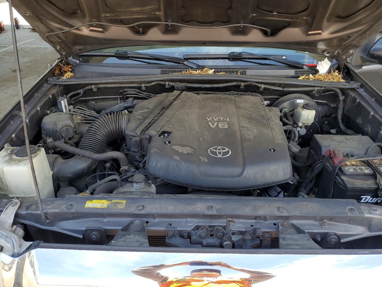 2015 Toyota Tacoma Double Cab Prerunner Gray vin: 5TFJU4GN4FX069825