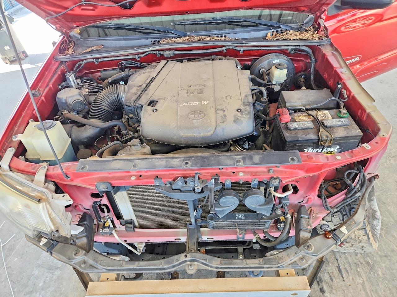 2015 Toyota Tacoma Double Cab Prerunner Red vin: 5TFJU4GN4FX074068