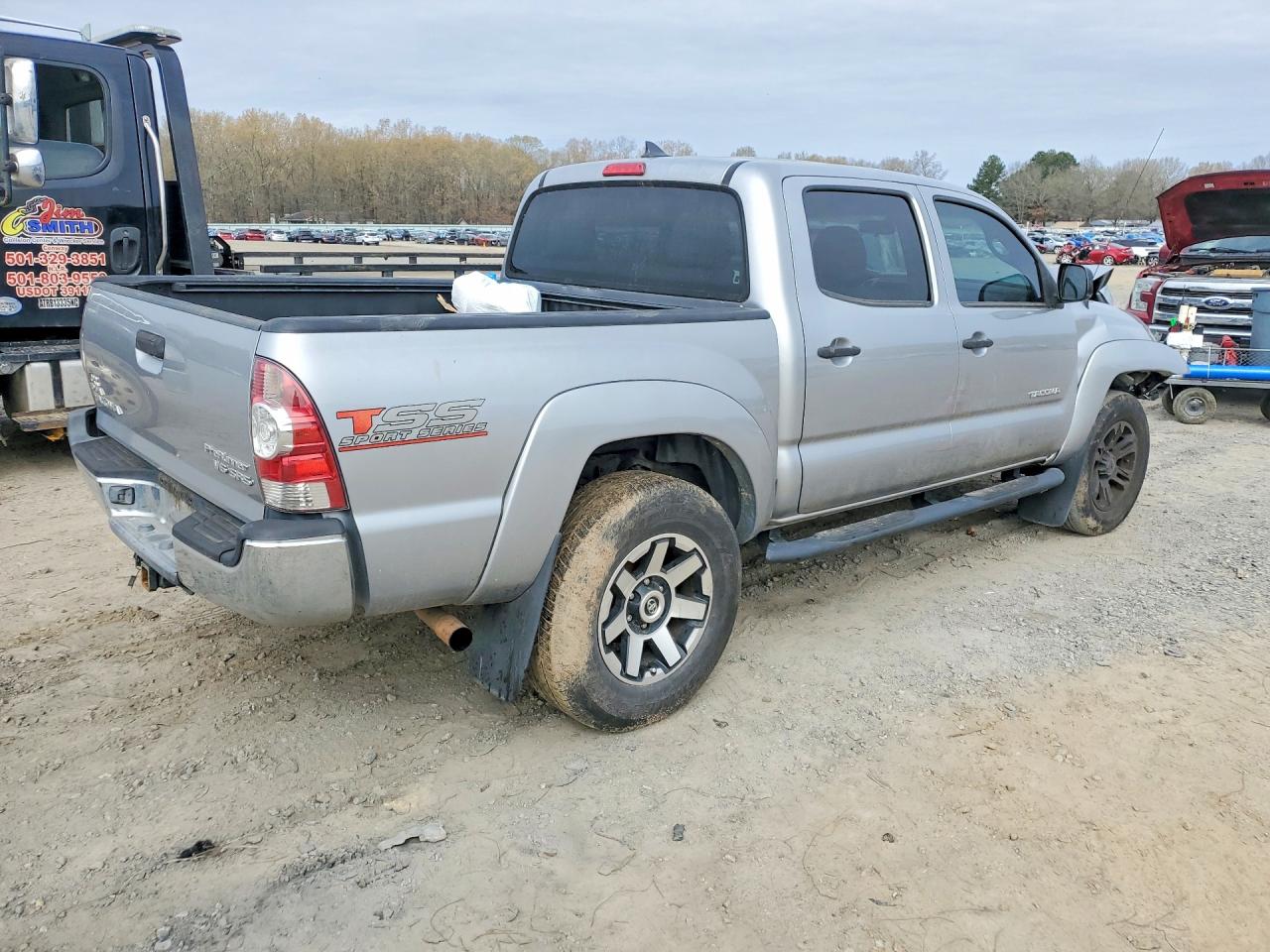 2015 Toyota Tacoma Prerunner V6 Серый vin: 5TFJU4GN4FX075334