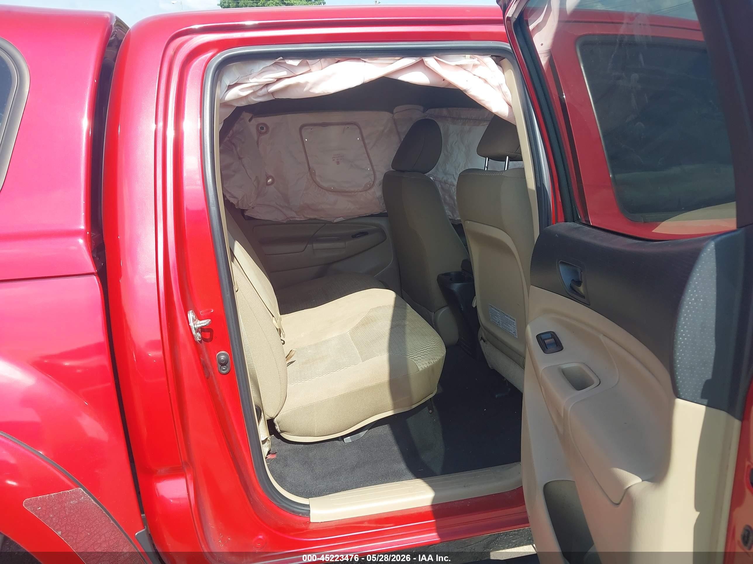 2015 Toyota Tacoma Prerunner V6 Красный vin: 5TFJU4GN4FX076516