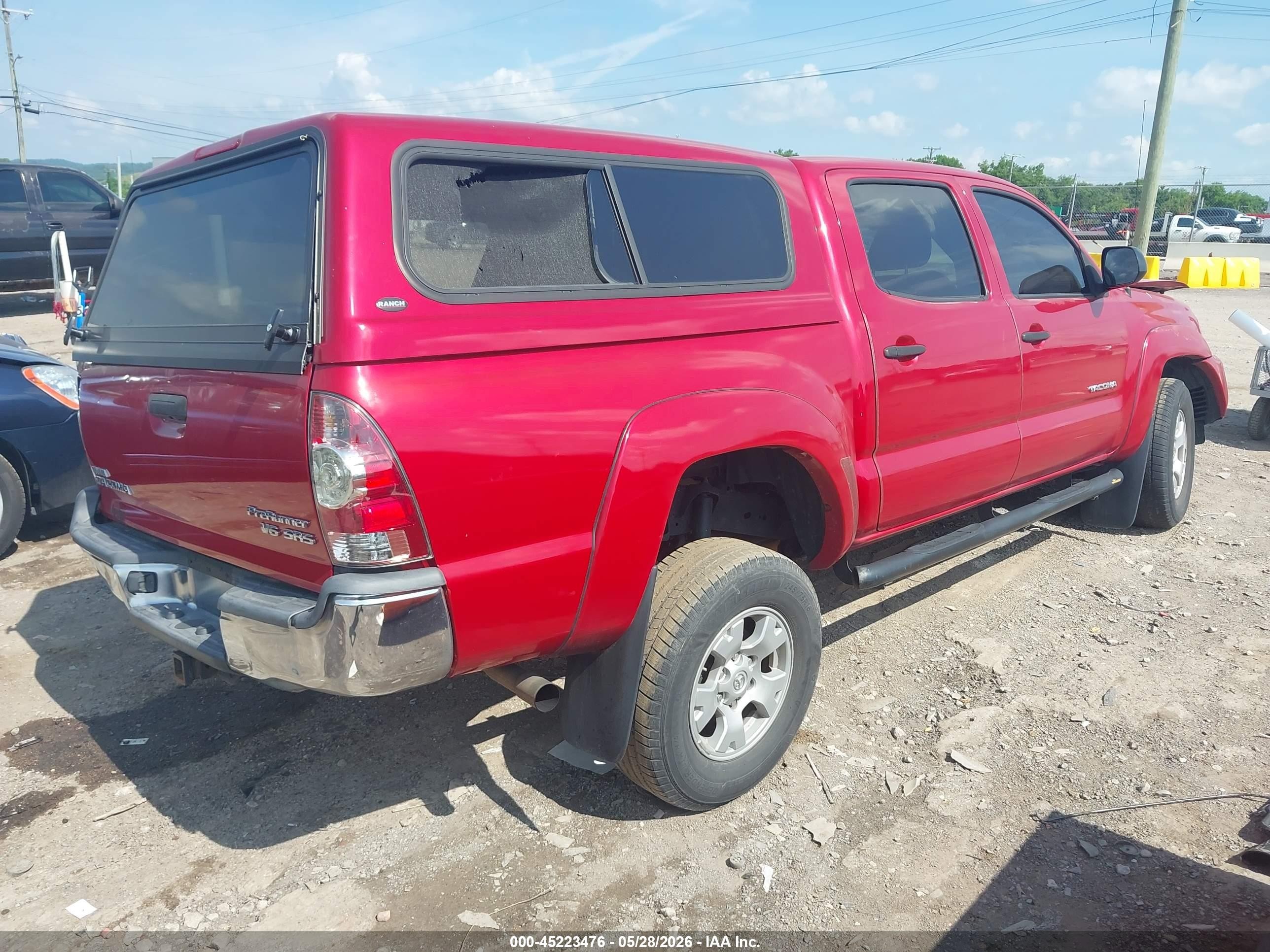 2015 Toyota Tacoma Prerunner V6 Красный vin: 5TFJU4GN4FX076516