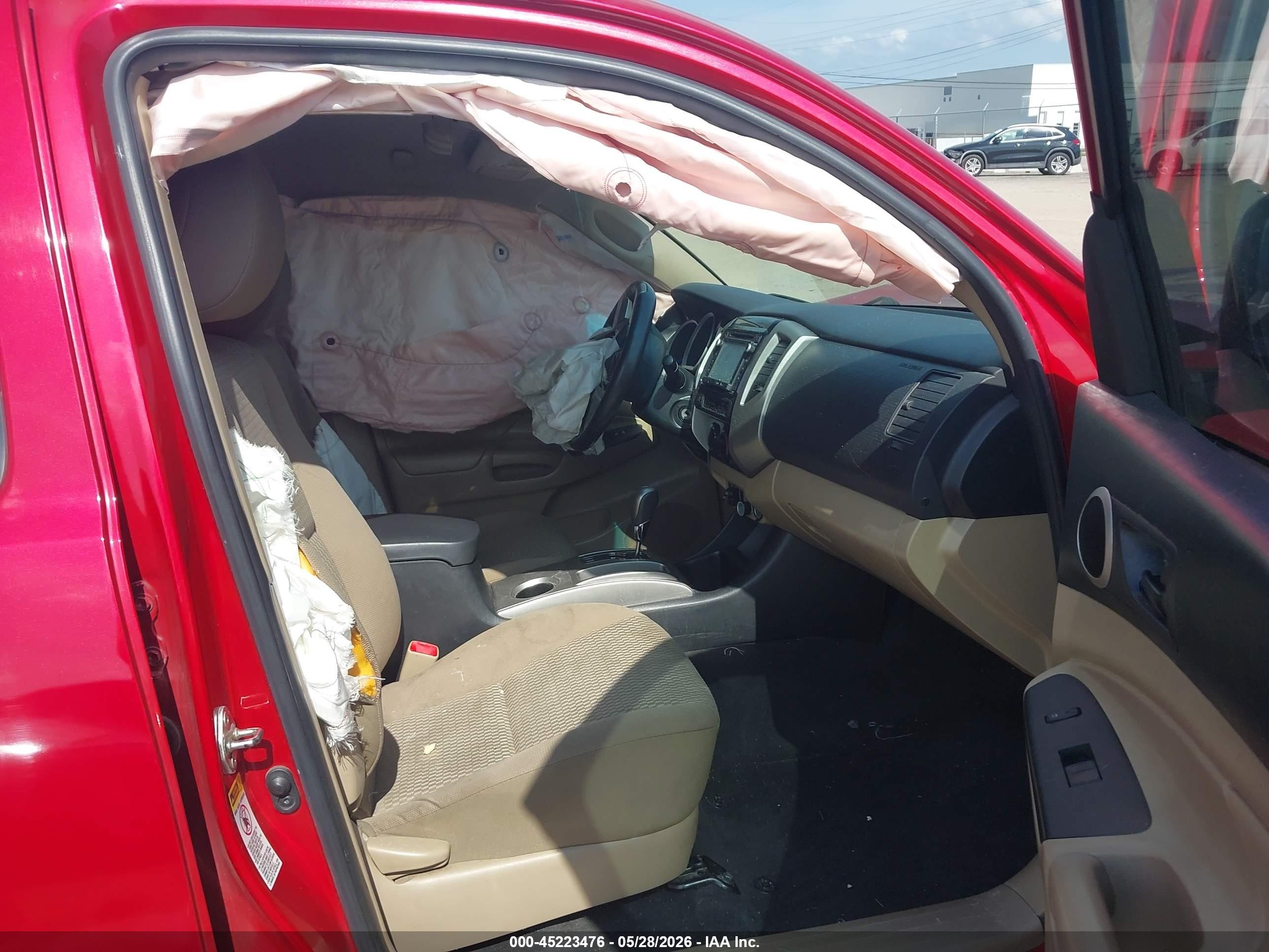 2015 Toyota Tacoma Prerunner V6 Красный vin: 5TFJU4GN4FX076516