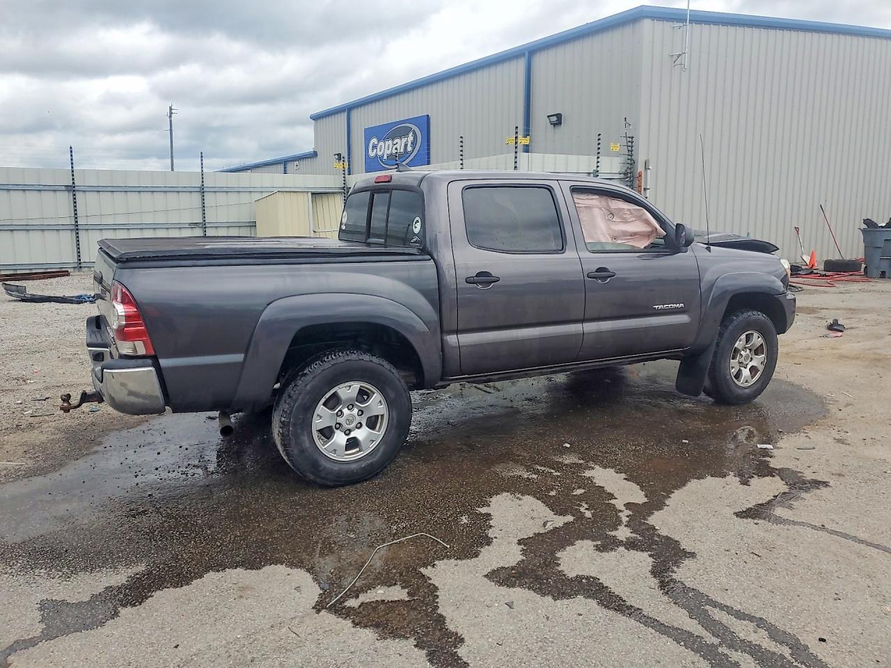 2015 Toyota Tacoma Double Cab Prerunner Серый vin: 5TFJU4GN4FX083174