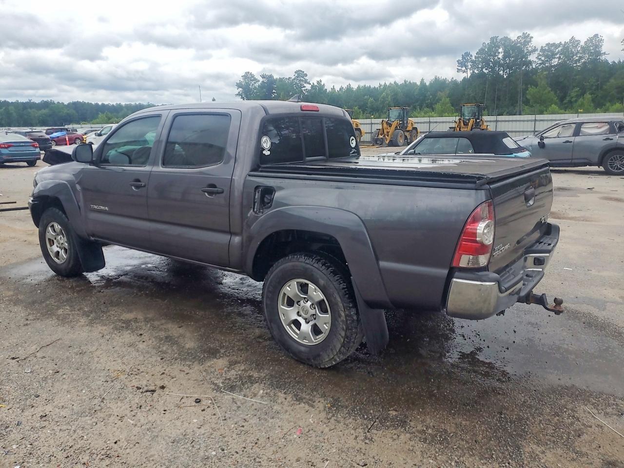 2015 Toyota Tacoma Double Cab Prerunner Серый vin: 5TFJU4GN4FX083174