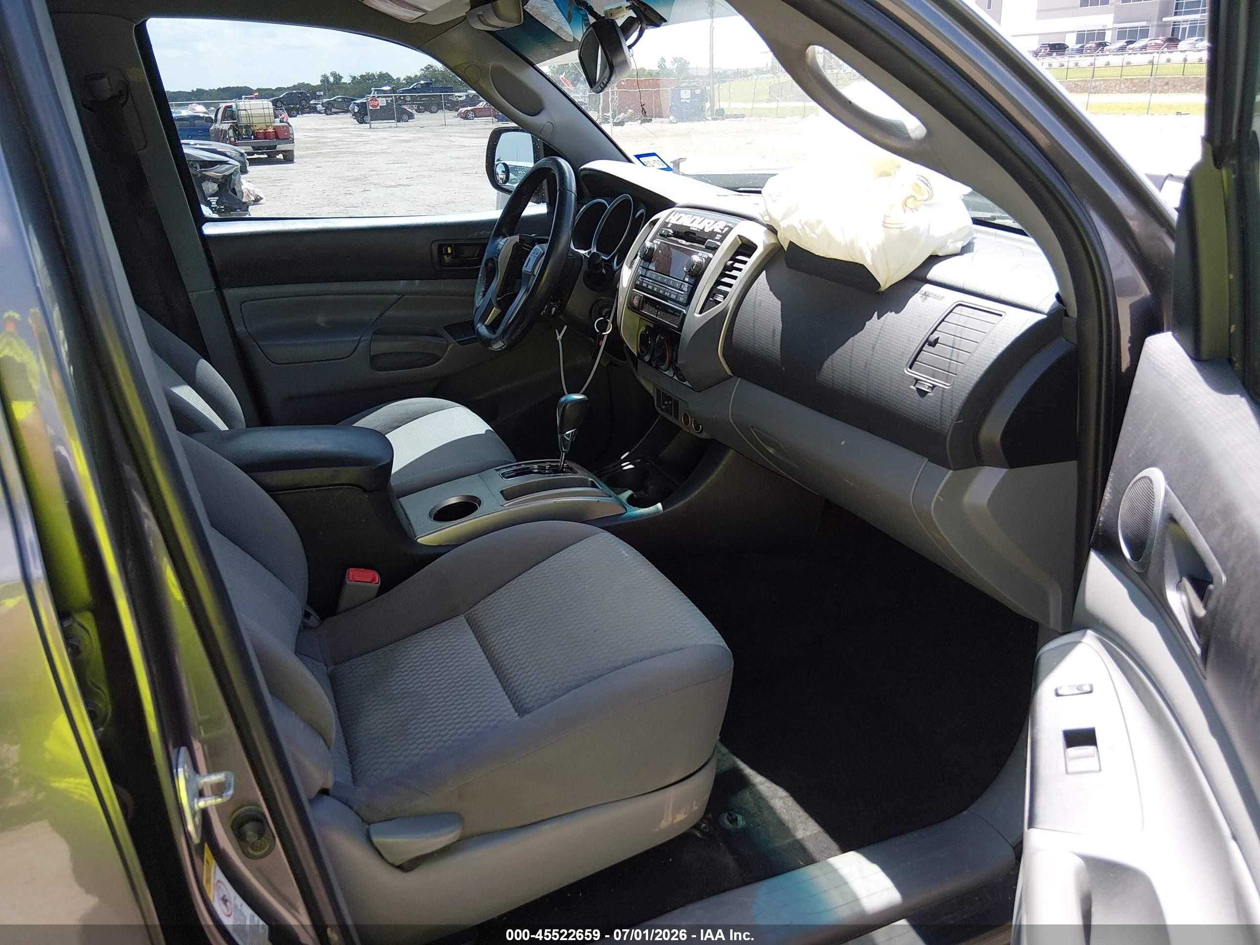 2012 Toyota Tacoma Prerunner V6 Gray vin: 5TFJU4GN5CX028180