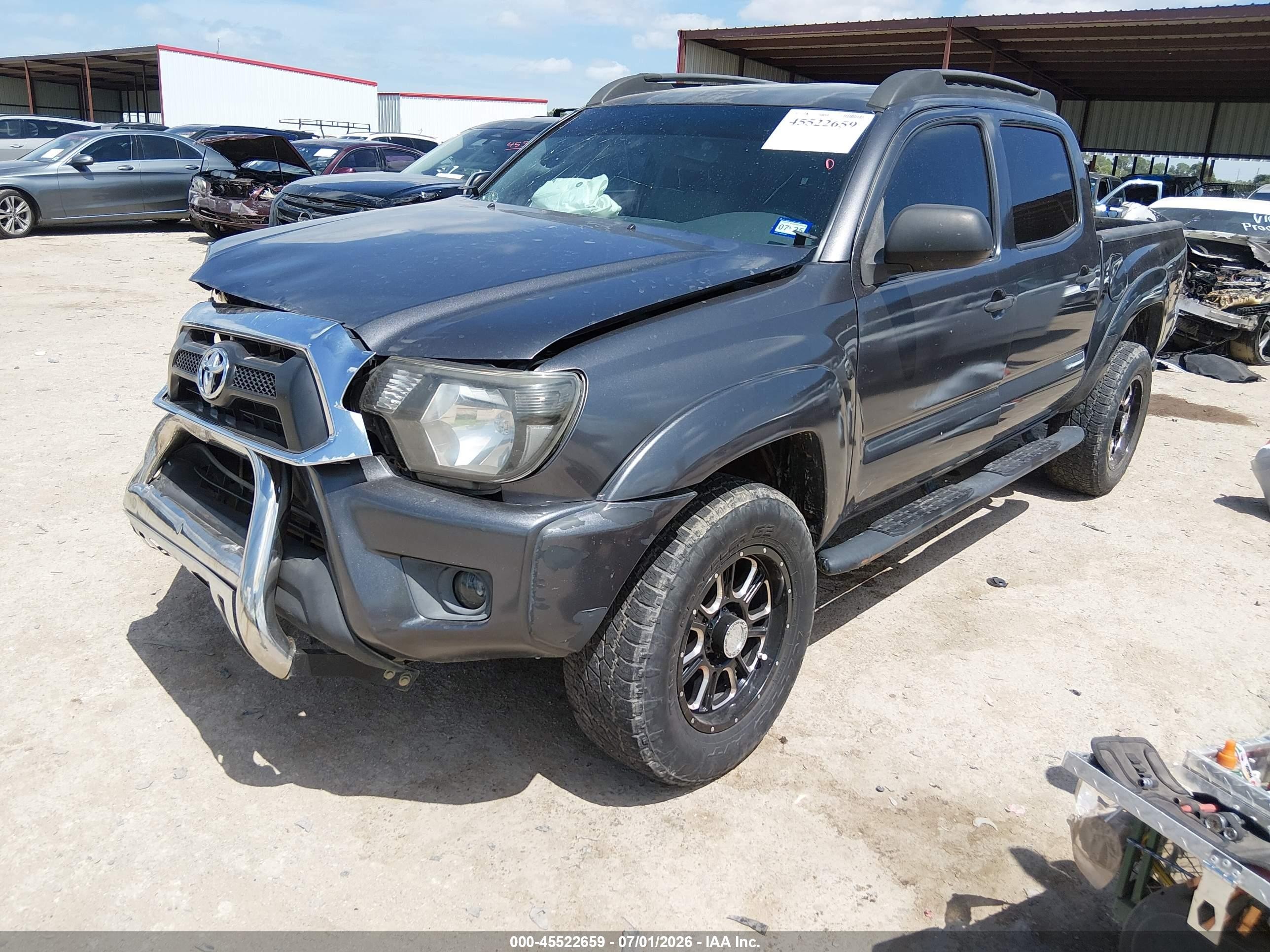 2012 Toyota Tacoma Prerunner V6 Gray vin: 5TFJU4GN5CX028180