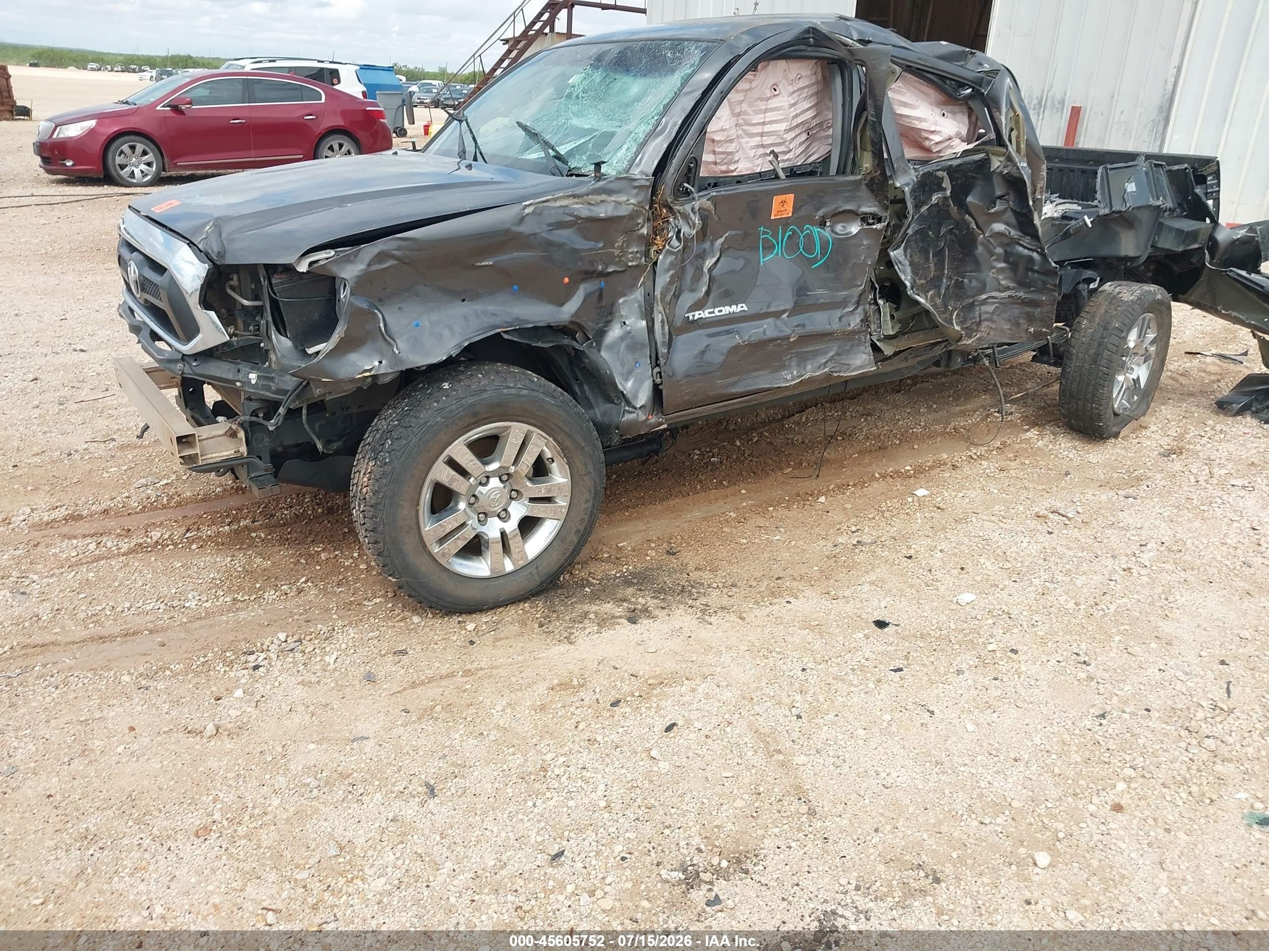 2013 Toyota Tacoma Prerunner V6 Black vin: 5TFJU4GN5DX032389