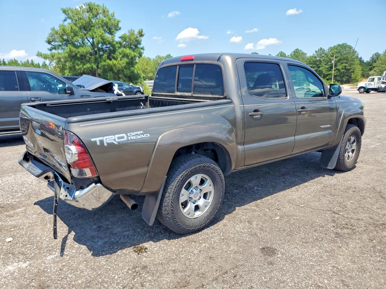2013 Toyota Tacoma Double Cab Prerunner Brown vin: 5TFJU4GN5DX050505