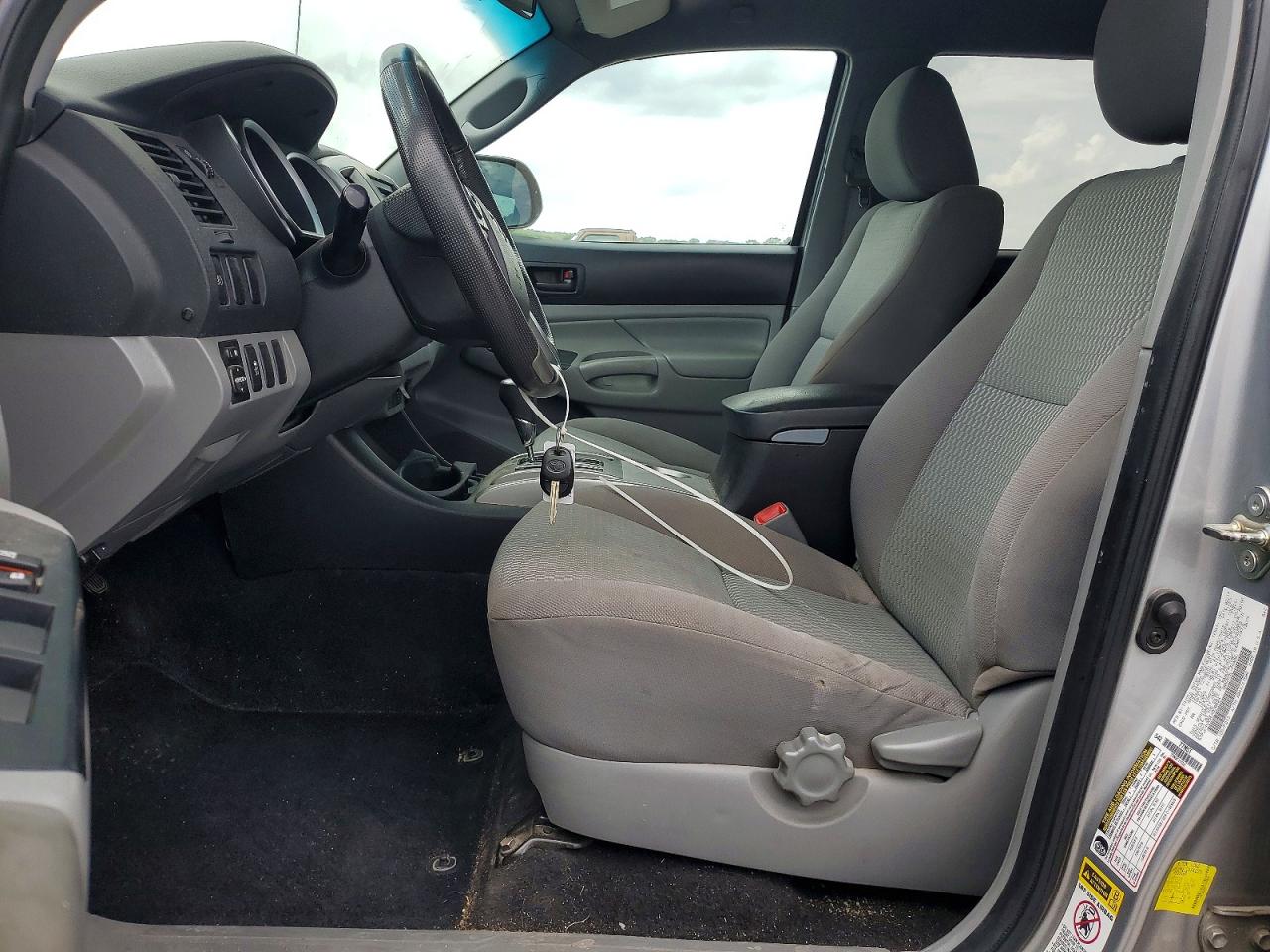 2014 Toyota Tacoma Double Cab Prerunner Silver vin: 5TFJU4GN5EX056824
