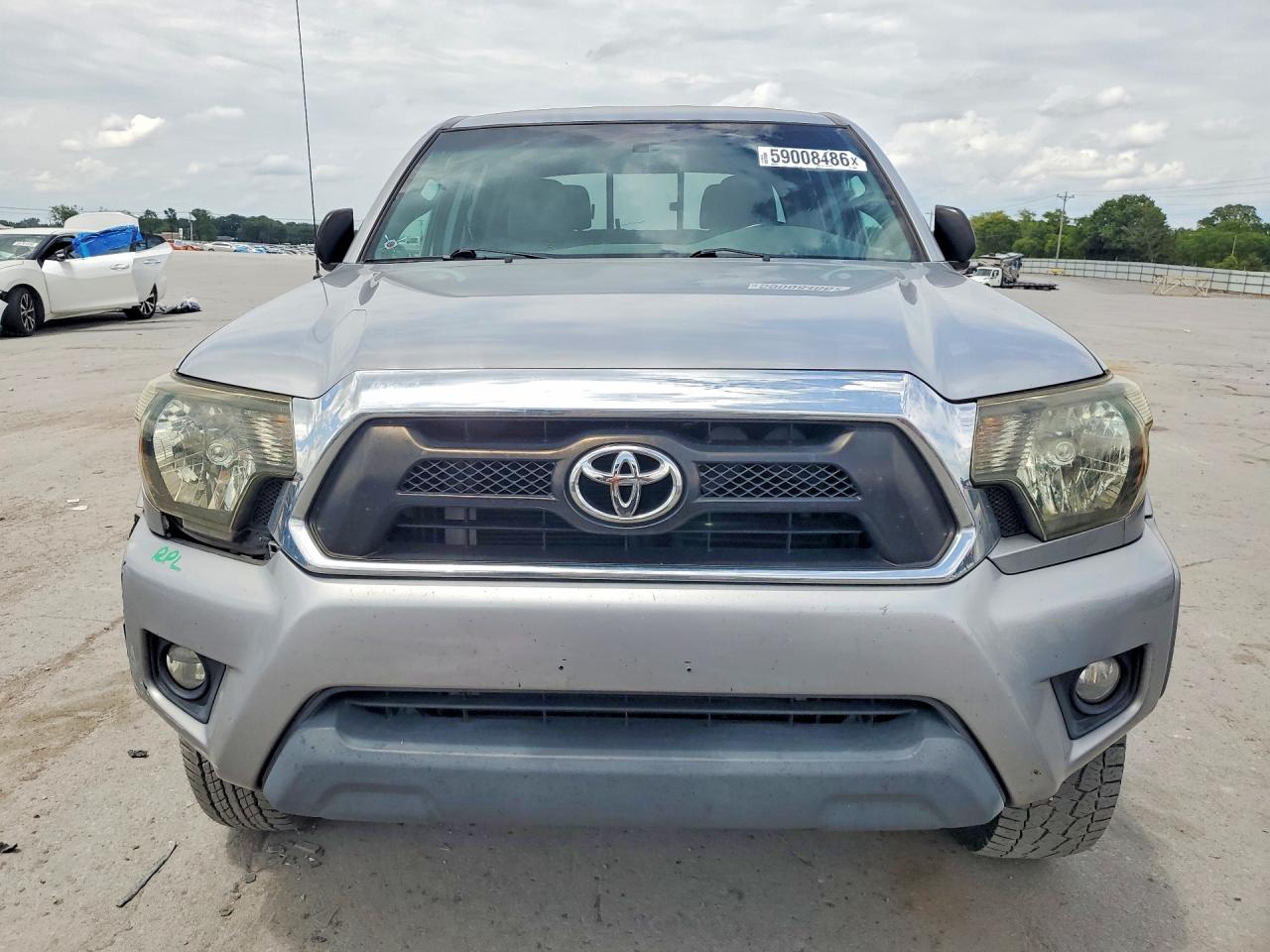 2014 Toyota Tacoma Double Cab Prerunner Silver vin: 5TFJU4GN5EX056824