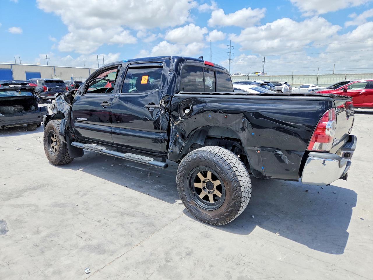 2015 Toyota Tacoma Double Cab Prerunner Black vin: 5TFJU4GN5FX081949
