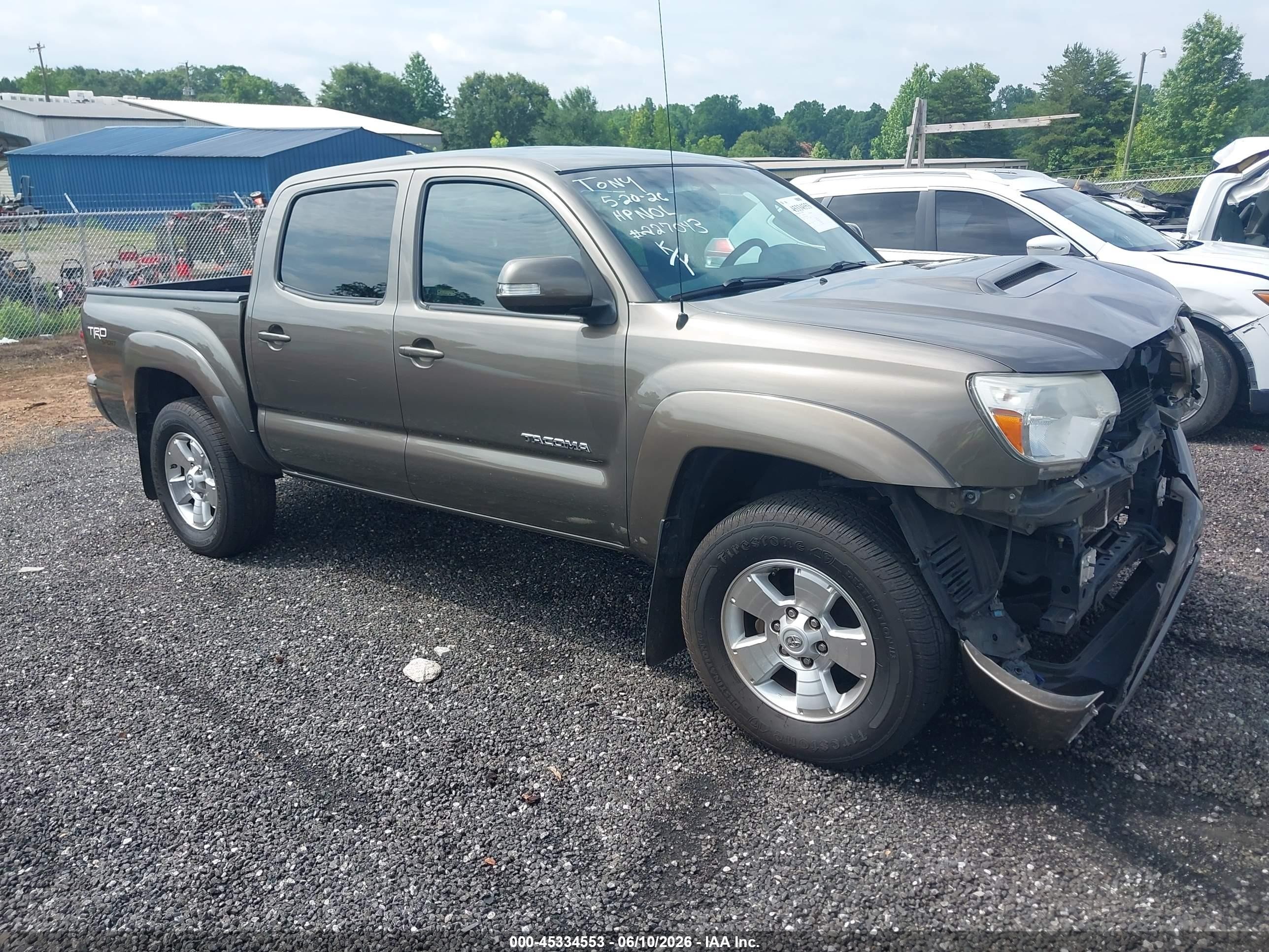 2012 Toyota Tacoma Prerunner V6 Champagne vin: 5TFJU4GN6CX025482