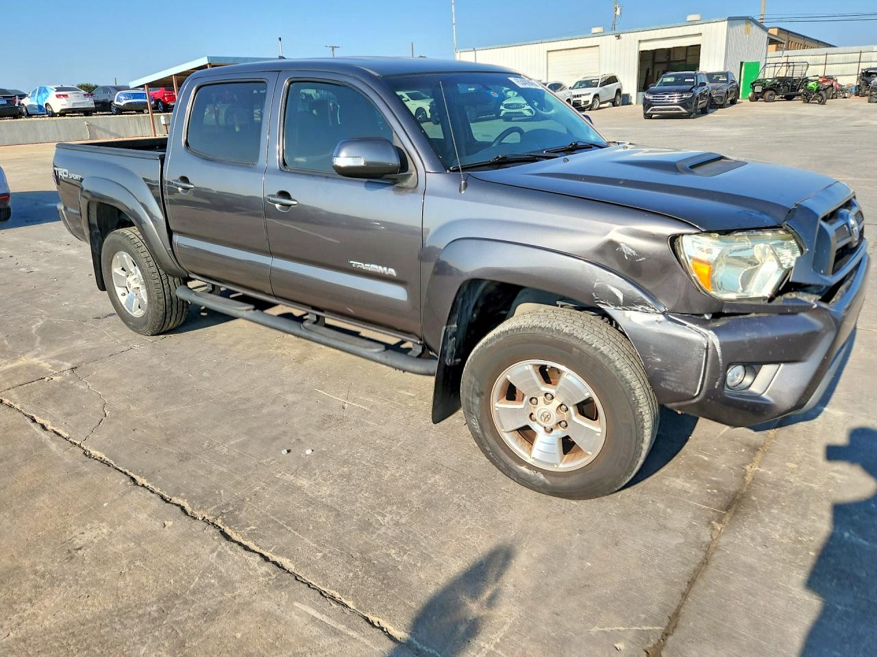 2015 Toyota Tacoma Double Cab Prerunner Серый vin: 5TFJU4GN6FX065632
