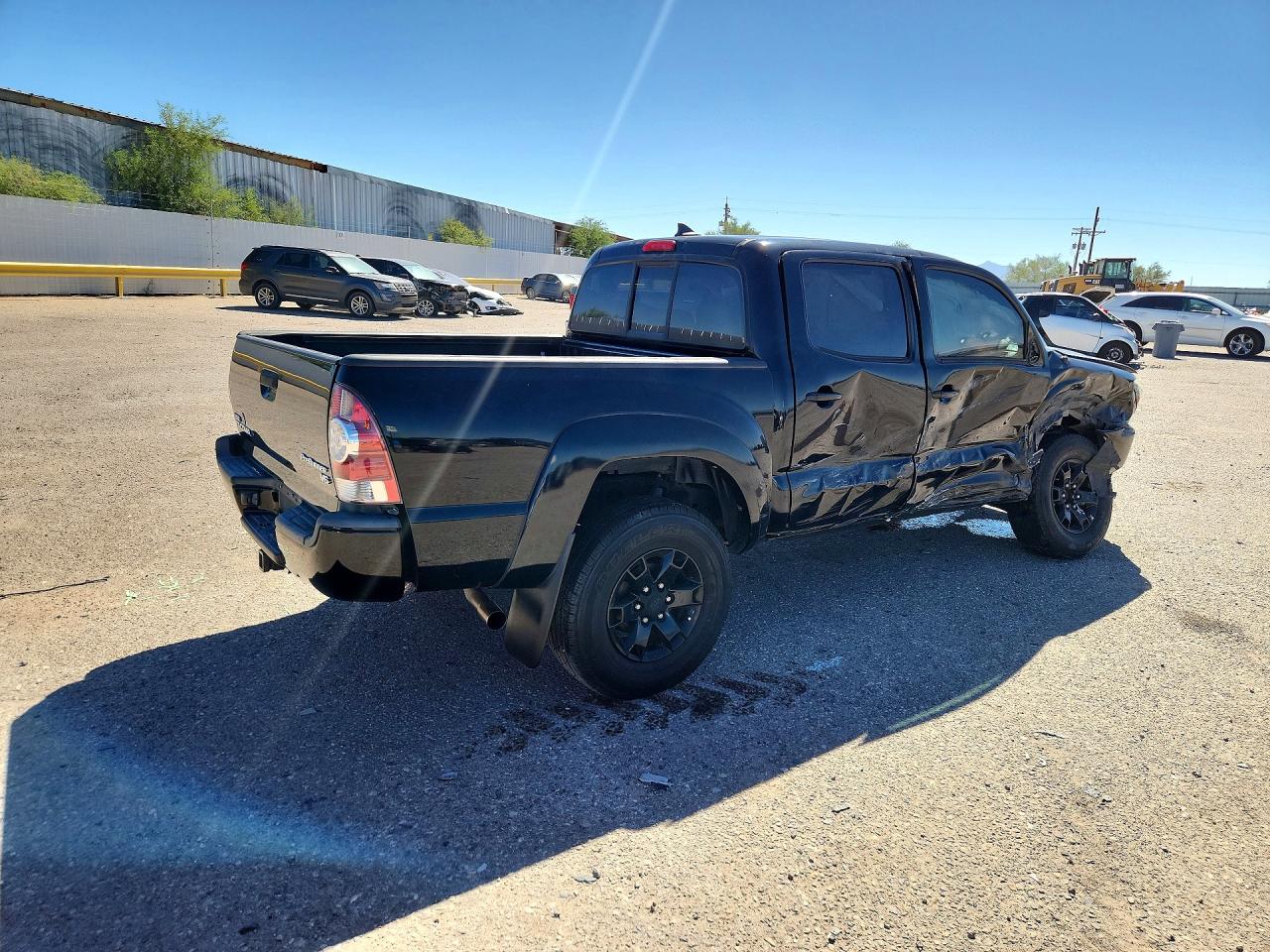 2015 Toyota Tacoma Double Cab Prerunner Black vin: 5TFJU4GN6FX079773